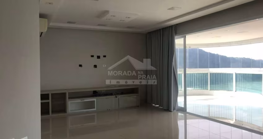 Apartamento ESPETACULAR de FRENTE MAR no Forte 3 suítes, 3 vagas, só na imobiliária em Praia Grande.