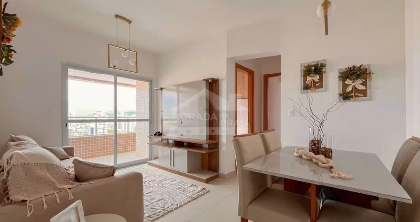 Apartamento NOVINHO de PORTEIRRA FECHADA na Aviação, 2 dormitórios, lazer, confira em Praia Grande.