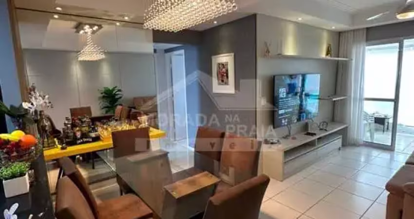 Apartamento frente ao mar na mirim, 2 dormitórios, só na imobiliária em praia grande.