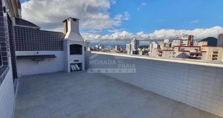 Cobertura DUPLEX e FRENTE AO MAR na Guilhermina, 3 dormitórios, confira em Praia Grande.