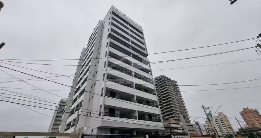 Apartamento novo na guilhermina, 2 dormitórios, lazer, confira em praia grande
