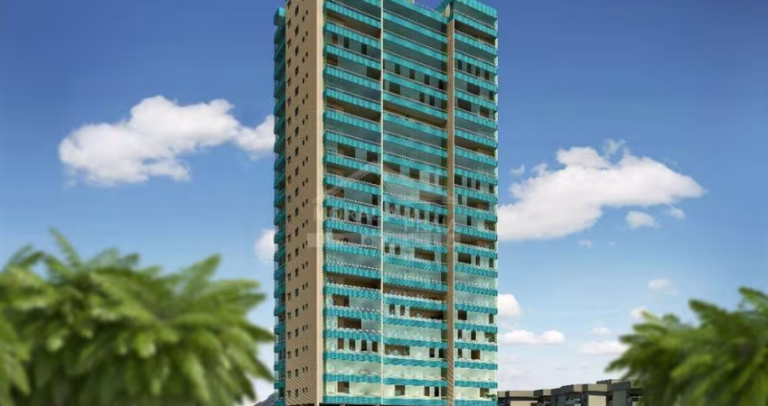 Apartamento no Jardim  Real de 2 dormitórios, 2 vagas, confira na imobiliária em Praia Grande.