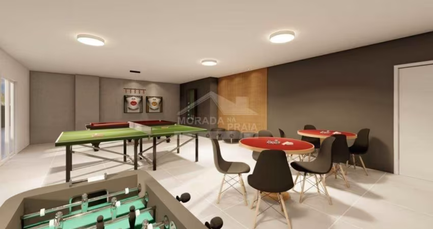 Apartamento na Aviação ,2 Dormitórios, 1 vagas, lazer, confira na imobiliária em Praia Grande.
