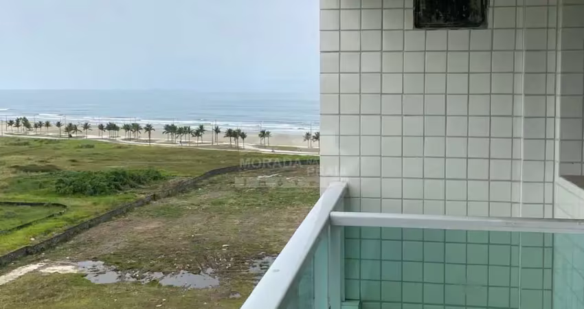 Apartamento 2 dormitórios, prédio frente mar na mirim, só na imobiliária em praia grande
