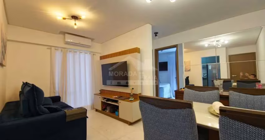 Apartamento mobiliado no forte, 1 dormitório, lazer, confira em praia grande.