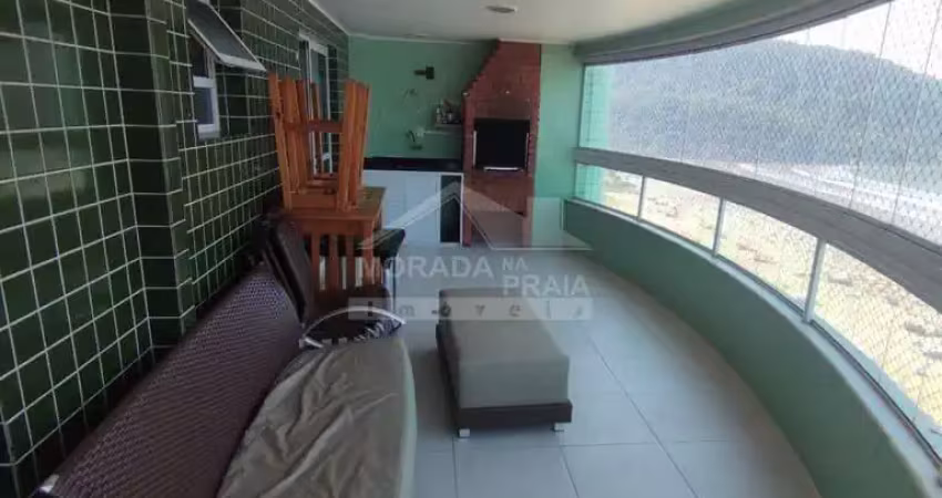 Apartamento de 3 dormitórios no canto do forte, praia grande.