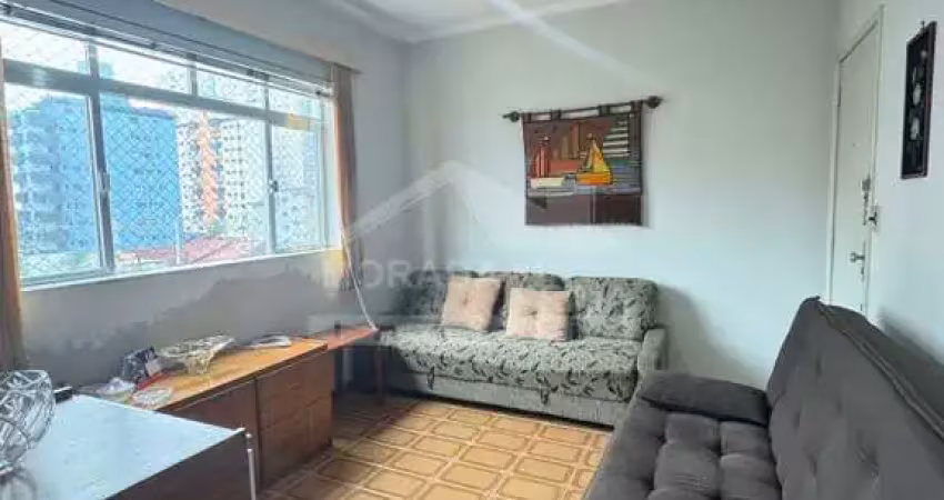 Apartamento mobiliado no boqueirão, 1 dormitórios, confira na imobiliária em praia grande.oque