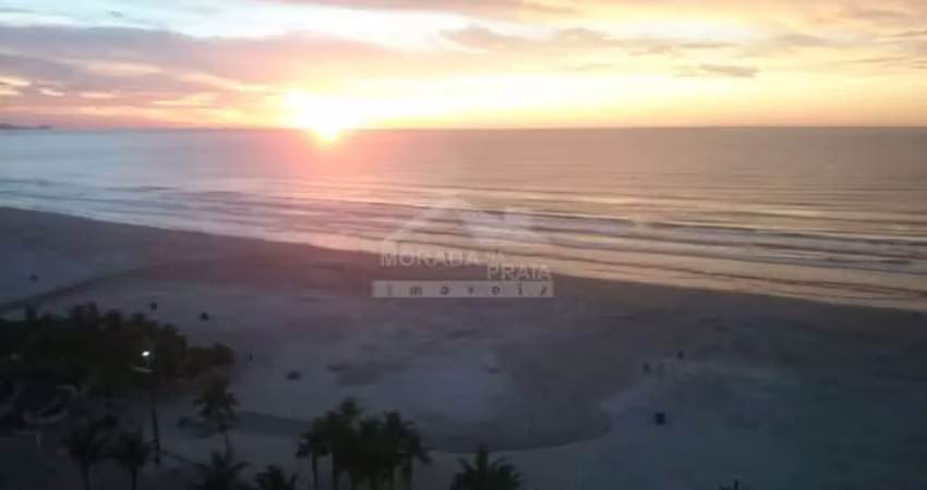 Apartamento frente mar na mirim, 1 dormitório, confira na imobiliária em praia grande.