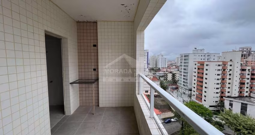 1 Dorm com AMPLA VISTA MAR, AMPLA sacada gourmet, ANDAR ALTO na AVIAÇÂO!