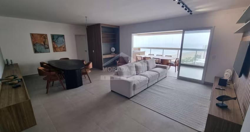Apartamento NOVO e MOBILIADO na Aviação, 3 suítes, 3 vagas, lazer completo, confira em Praia Grande.