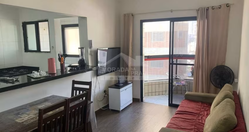 Apartamento na Aviação, 2 dormitórios, 1 vaga, confira em Praia Grande.