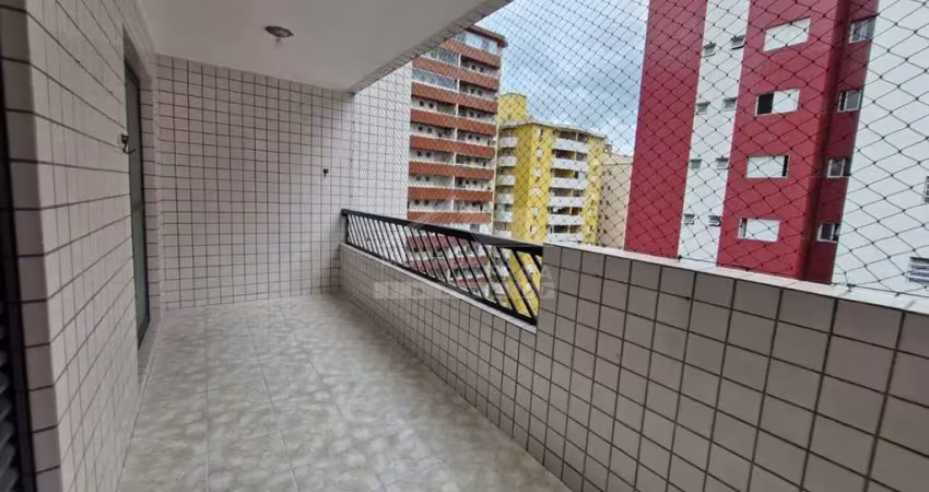 Apartamento no canto do forte, 2 dormitórios, sacada, lazer, confira em praia grande.