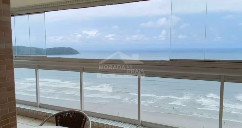 Apartamento FRENTE AO MAR na Guilhermina,3 dormitórios. Confira na imobiliária em Praia Grande.