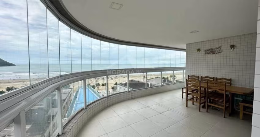 Apartamento Mobiliado Alto Padrão 4 Dormitórios, 2 Suítes, 2 vagas, Vista do Mar, Canto Forte/ SP