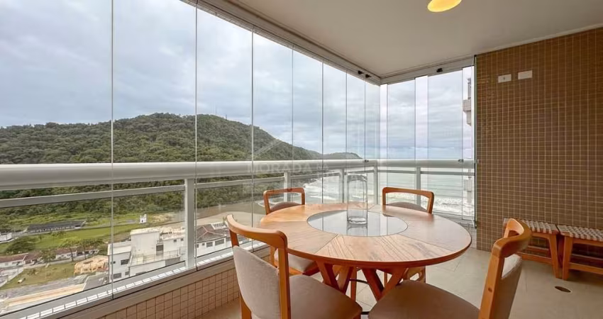 Apartamento SEMI MOBILIADO e VISTA MAR no Forte, 3 Suítes, Sacada, confira somente em Praia Grande.