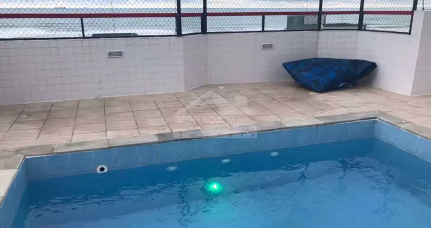 Cobertura de 3 suítes, piscina e vista mar na Guilhermina com 347 m² de área útil