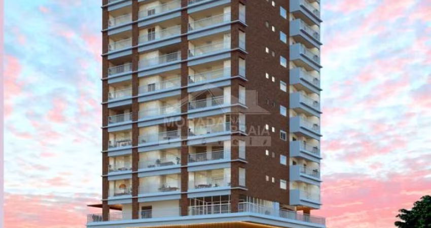Lançamento Alto Padrão com 1 suíte na Guilhermina, lazer, só na imobiliária em Praia Grande.