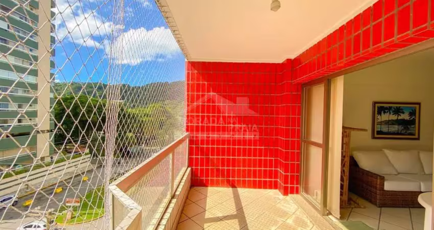 Apartamento mobiliado no canto do forte, 2 dormitórios, sacada, só na imobiliária em praia grande.