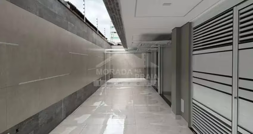 Residencial em condomínio fechado, 2 dormitórios com 2 suítes na guilhermina ( praia grande ).