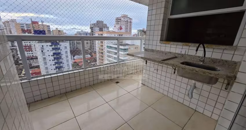 Apartamento na guilhermina, 2 suítes, 2 vagas, confira em praia grande.