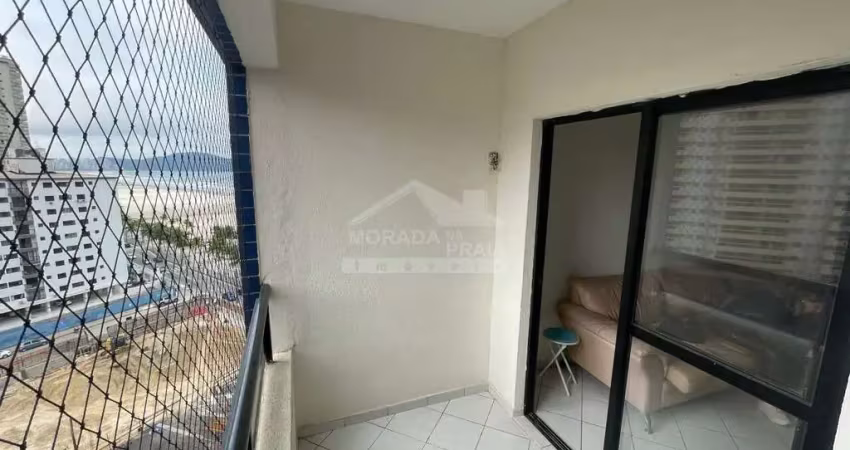 Apartamento vista mar no campo da aviação, 2 dormitórios, confira na imobiliária em praia grande.
