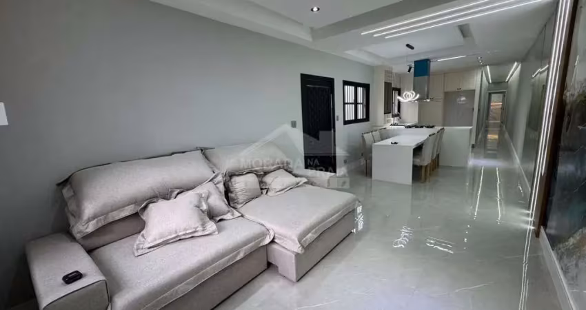 Casa geminada de 3 quartos na aviação, praia grande!!!!
