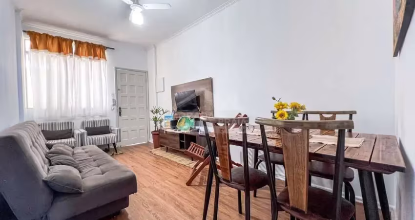 Apartamento mobiliado no boqueirão, 2 dormitórios, vista mar, confira em praia grande.