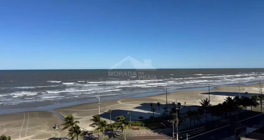 Apartamento vista para o mar no caiçara, 2 dorms, confira na imobiliária em praia grande.