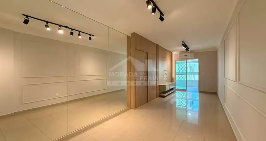 Apartamento semi mobiliado  200m da praia no bairro aviação, em praia grande