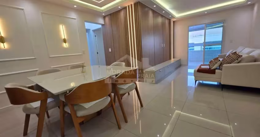Apartamento de porteira fechada na guilhermina, 3 dormitórios, lazer, confira em praia grande.