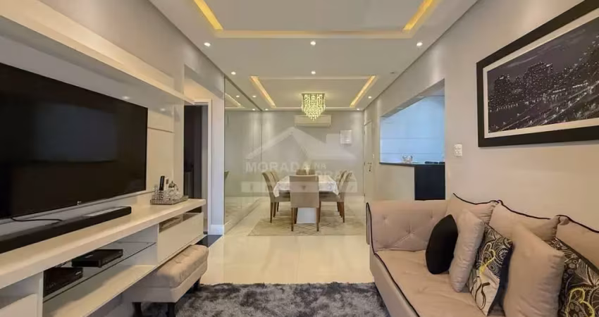 Apartamento mobiliado na tupi, 2 dormitórios, 1 suíte, confira na imobiliária em praia grande.