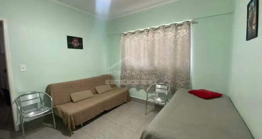 Apartamento mobiliado no canto do forte, 1 dormitório, vaga, confira em praia grande.