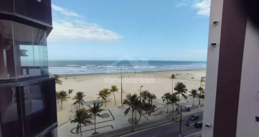 Apto c/ 2 dorm, todo planejado, sacadas em vidros, só na imobiliária em praia grande.