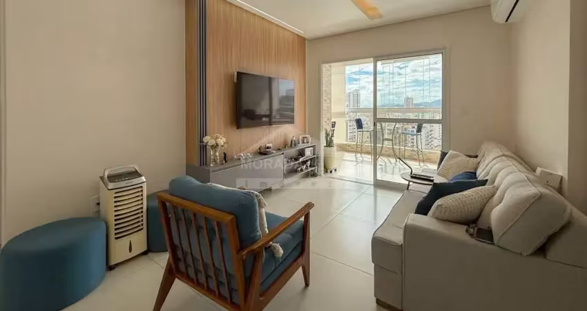 Apartamento 2 dormitórios com vista mar a 200m da praia na vila guilhermina