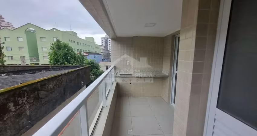 Apartamento - guilhermina - 2 dormitórios - varanda gourmet - em sua imobiliária na praia grande.