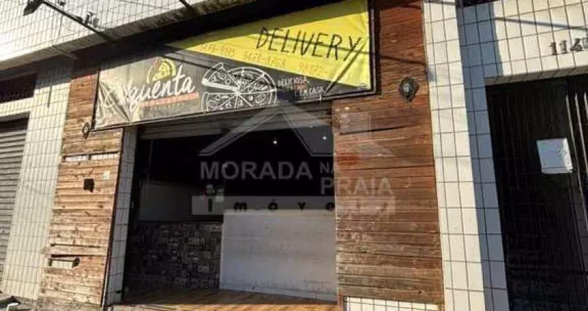 Loja comercial com 50m², banheiro e localização privilegiada ? guilhermina, praia grande