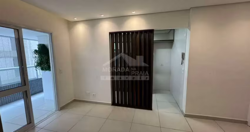 Apartamento na guilhermina, 1 dormitório, terraço gourmet, lazer, confira somente em praia grande.