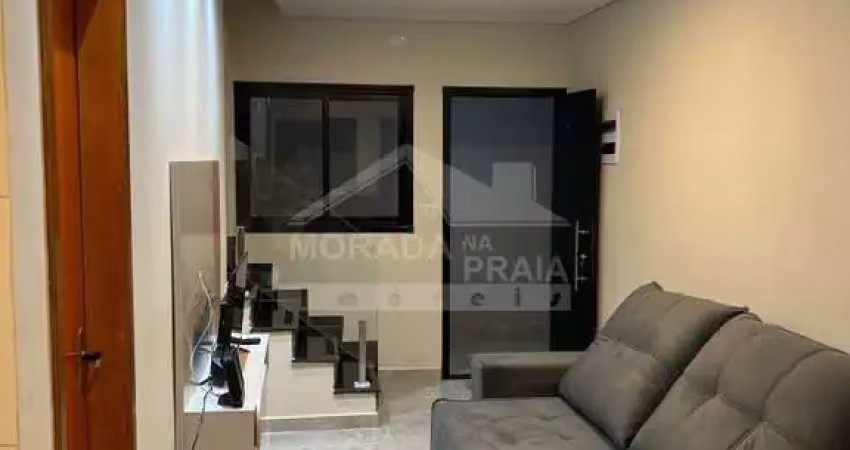 Sobrado em condominio fechado, 2 dormitórios,  casa 4, mobiliado na guilhermina.
