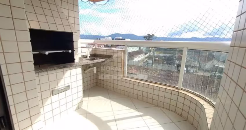 Apartamento 1 dormitório, na aviação, varanda com churrasqueira a carvão com lazer.