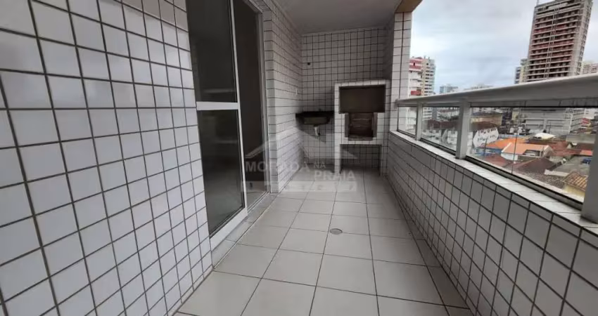 Apartamento na guilhermina, 2 dormitórios, terraço gourmet, confira na imobiliária em praia grande.