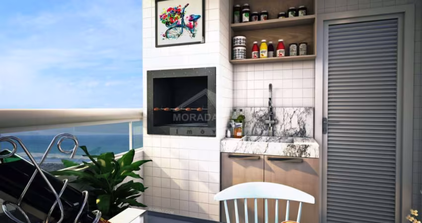 Apartamento de 2 dorms com 1 suíte no Maracanã . Confira na Imobiliária em Praia Grande.