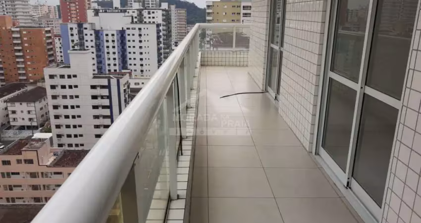 Apartamento  alto padrão no canto do forte, 3 dormitórios, terraço gourmet, confira em praia grande.