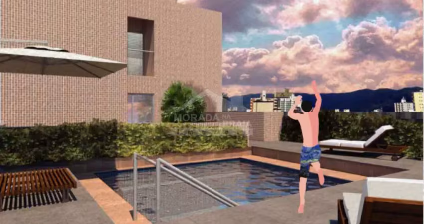 Apartamento canto do forte 1 dormitório, sacada gourmet, só na imobilíaria morada na praia.