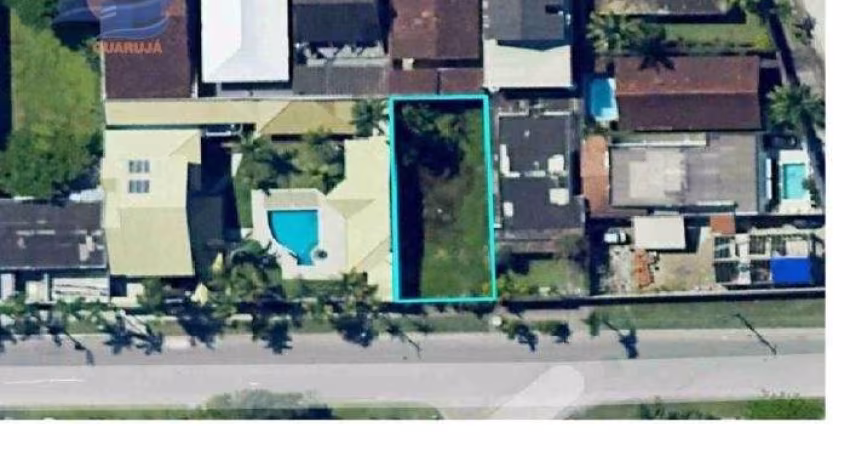 Terreno Murado Em Pernambuco Guarujá 12X30