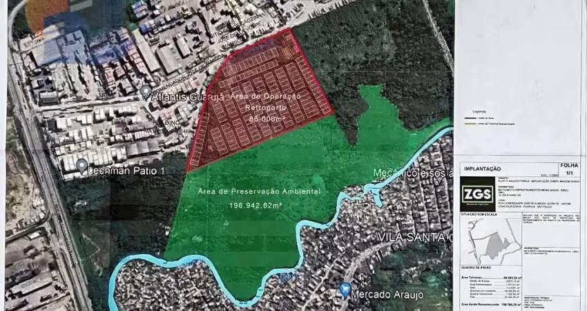 Terreno comercial à venda na Rodovia Cônego Domênico Rangoni, Jardim Conceiçãozinha (Vicente de Carvalho), Guarujá