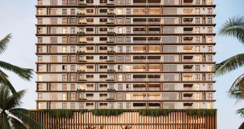 Apartamento a venda com 2 quartos sendo 1 suíte, 2 banheiros e 1 vaga de garagem.