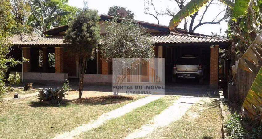 Chácara com 3 dormitórios à venda, 1026 m² por r$ 600.000,00 - village campinas - campinas/sp