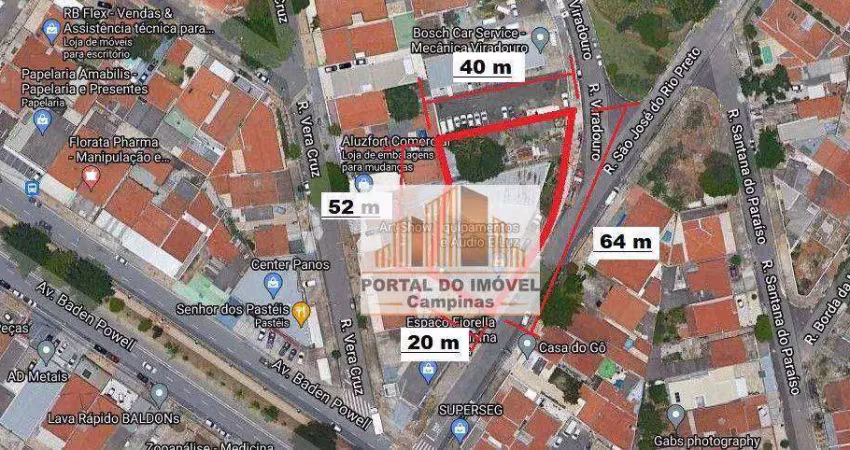Área, 1512 m² - venda por r$ 3.200.000,00 ou aluguel por r$ 24.914,42/mês - jardim nova europa - campinas/sp