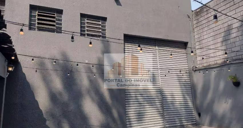 Barracão à venda, 455 m² por r$ 890.000,00 - jardim campos elíseos - campinas/sp