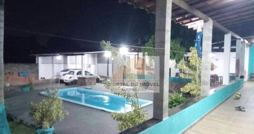 Chácara com 4 dormitórios à venda, 1500 m² por R$ 700.000 -  Cosmópolis/SP